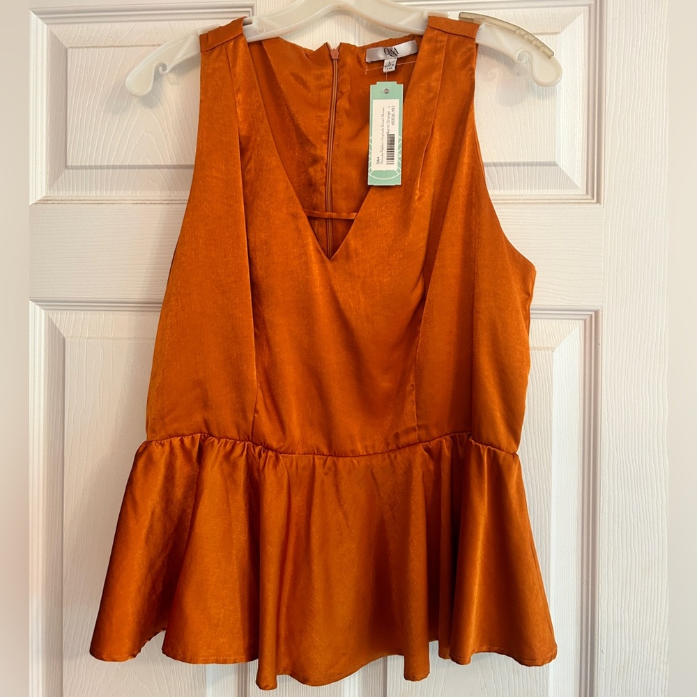Woman’s Blouse, Orange